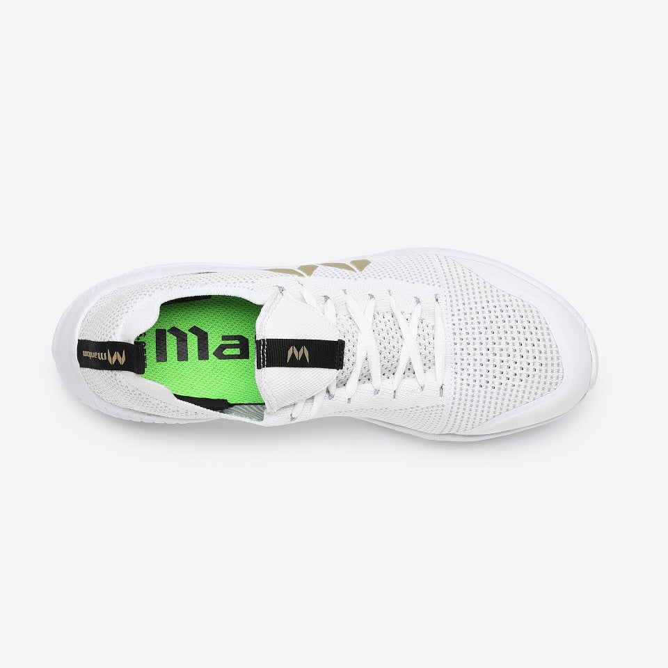 マンダムニットSOC#201　ホワイトのアッパー